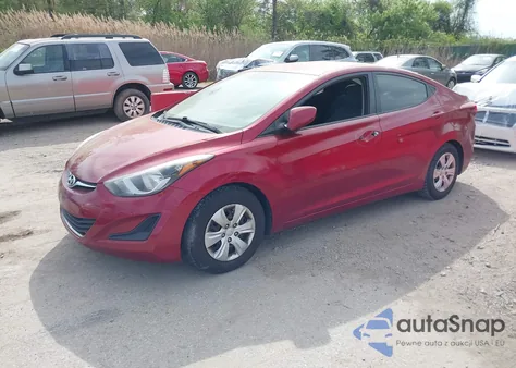 2016 Hyundai Elantra Se из США, поврежденный, VIN 5NPDH4AE0GH693967